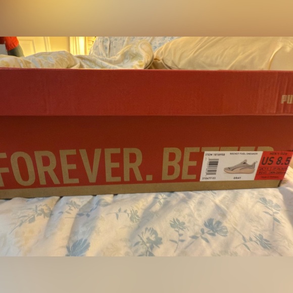 PUMA Men's Size 8.5 Rocket Fuel Sneakers Athletic Shoes, Gray, New with Tags - Picture 5 of 8